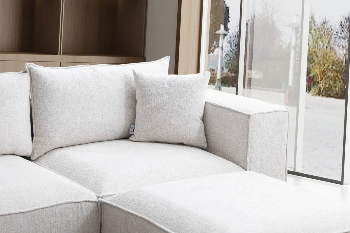 Élégance Modulable 3+1 - Tissu Chenille