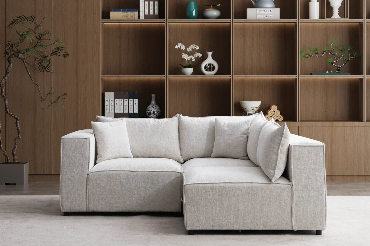 Élégance Modulable 3+1 - Tissu Chenille