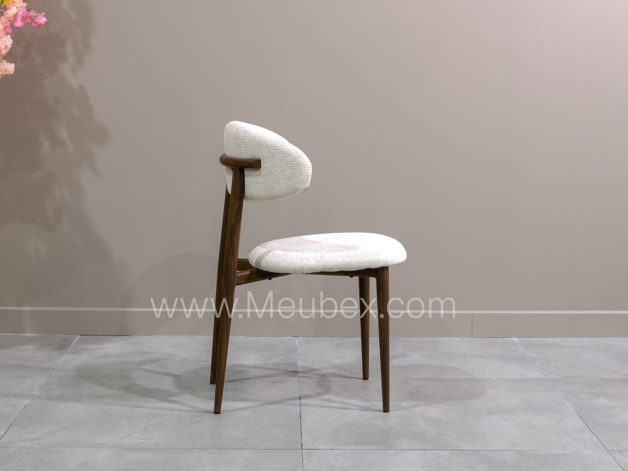 Ensemble Ambre Noyer + 4 chaises Bohem Noyer