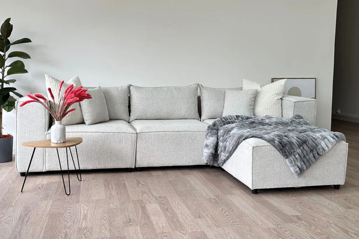 Élégance Modulable 3+1 - Tissu Chenille