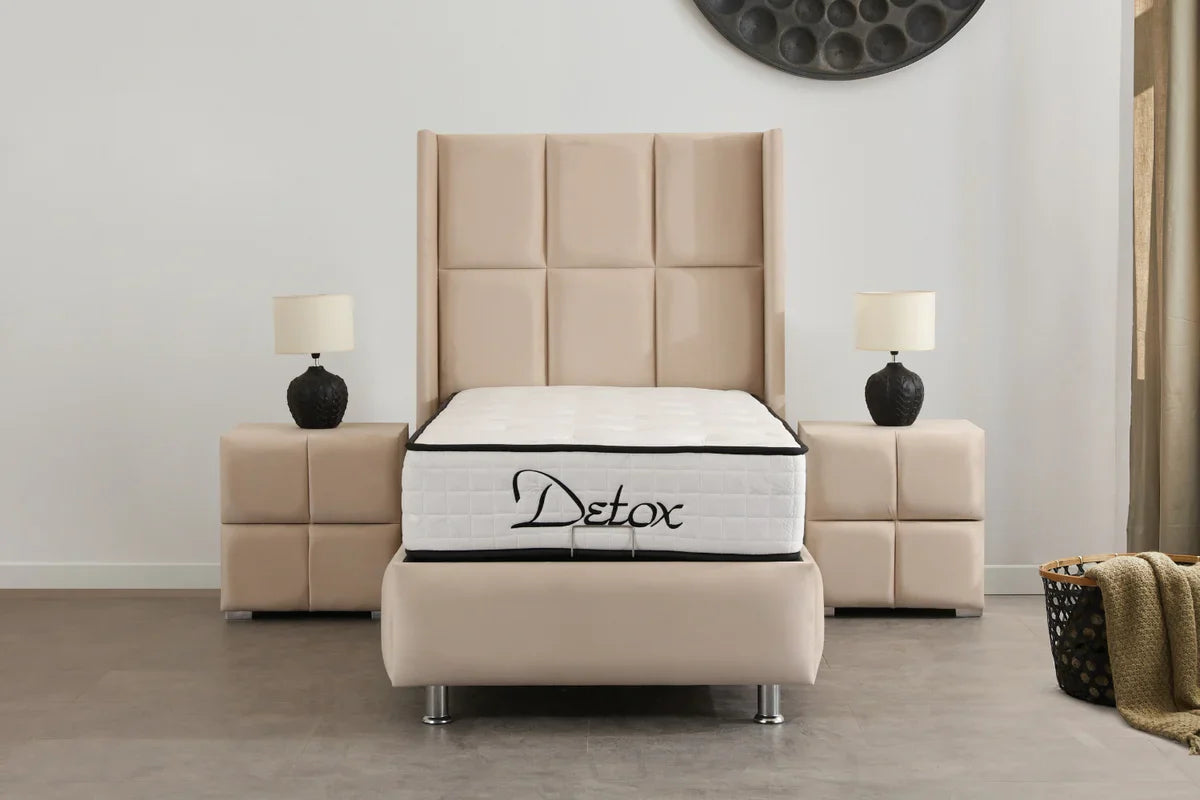 Lit Coffre RIO 90x190 Beige