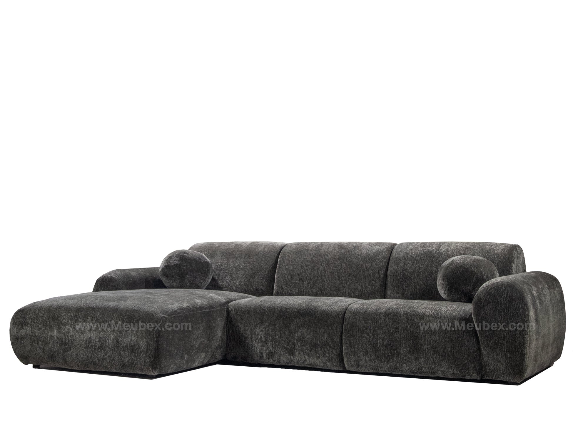 CLOUD Vert  - Tissu Velours Croco