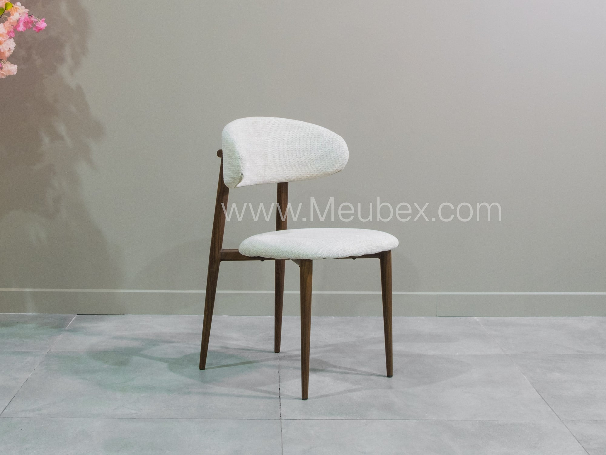 Ensemble Ambre Noyer + 4 chaises Bohem Noyer