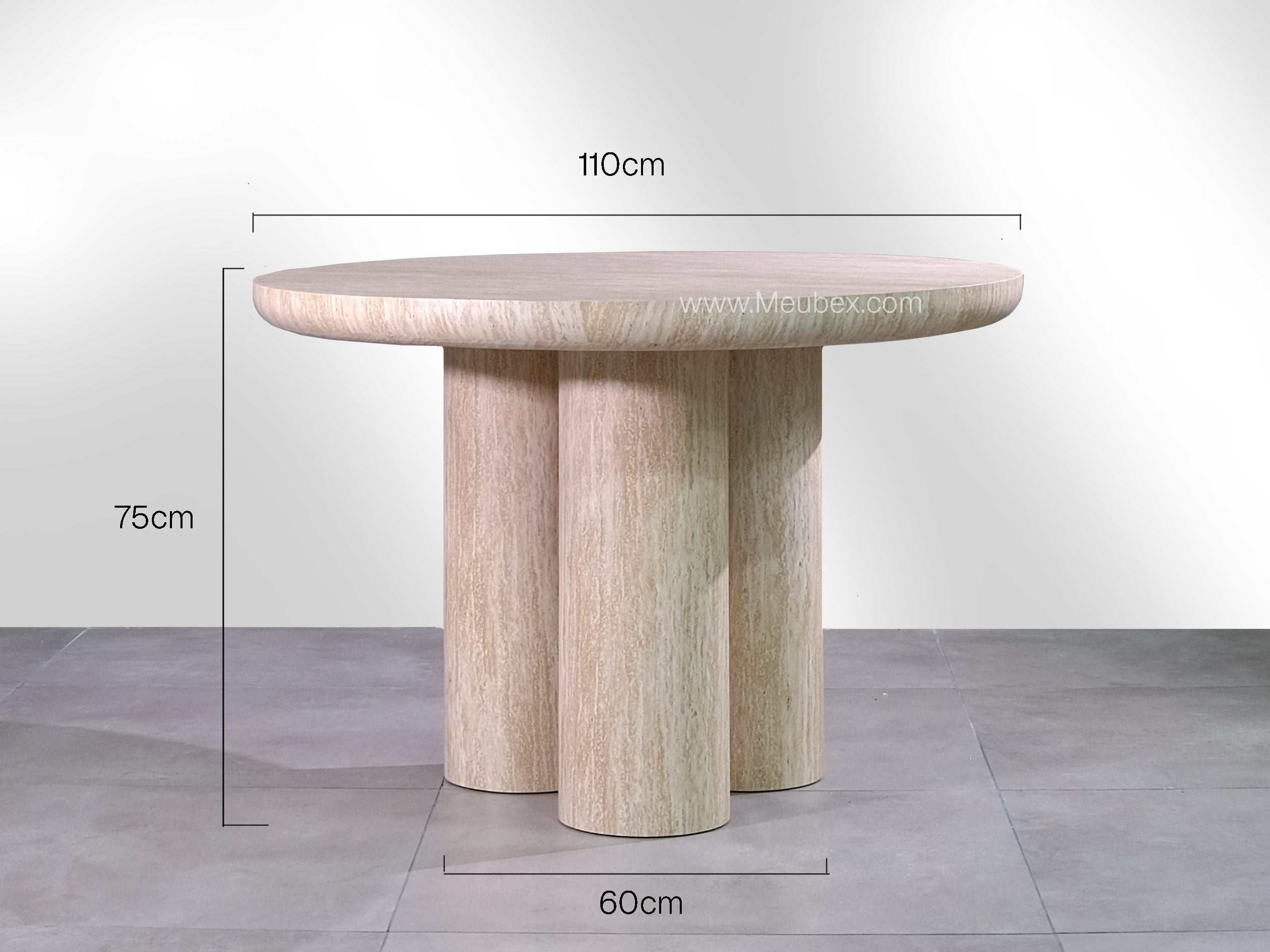 Maya | Travertin | 110cm