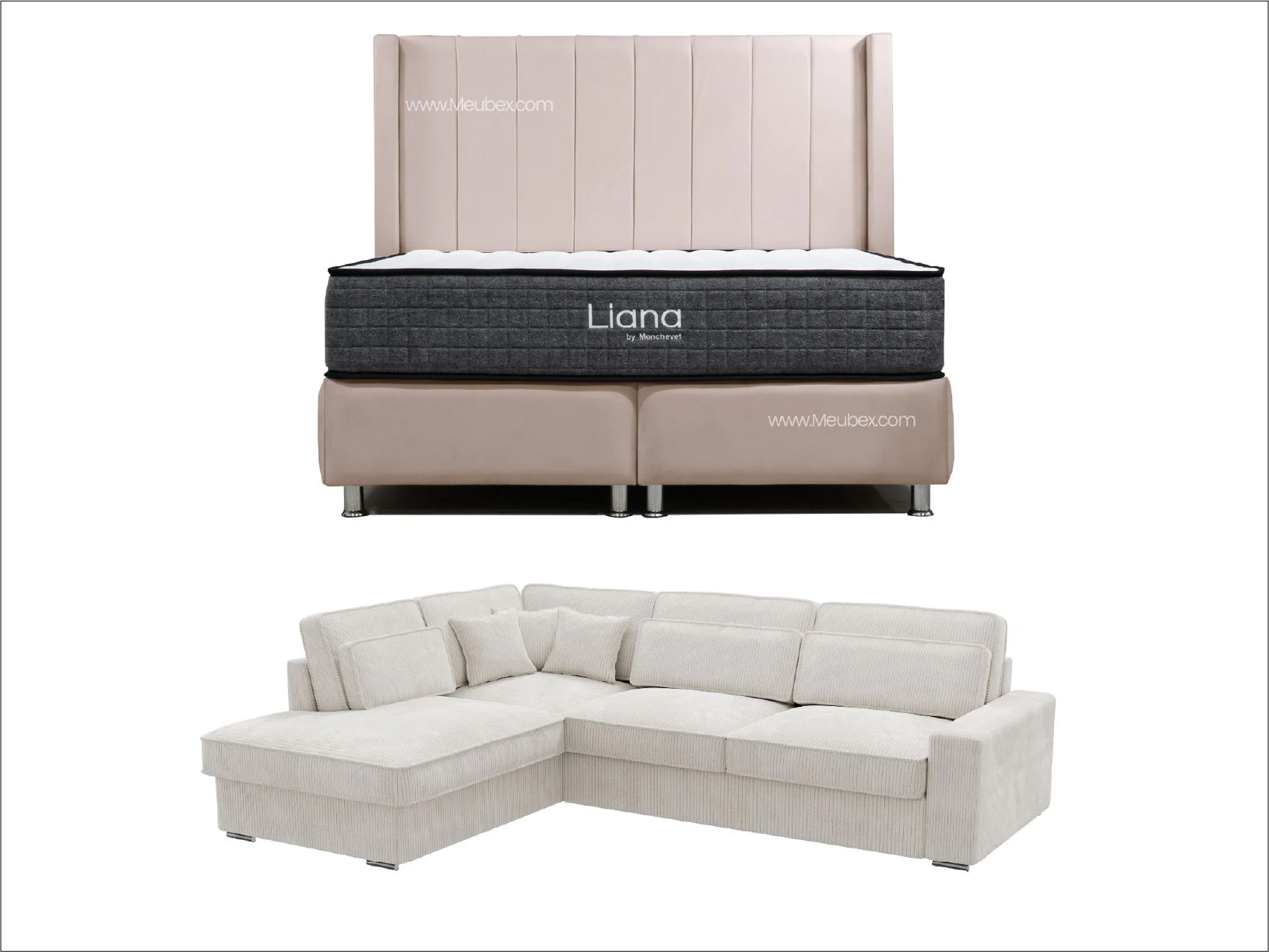 Pack Tokyo Beige x Liana x  Lexus Côtelé Blanc cassé