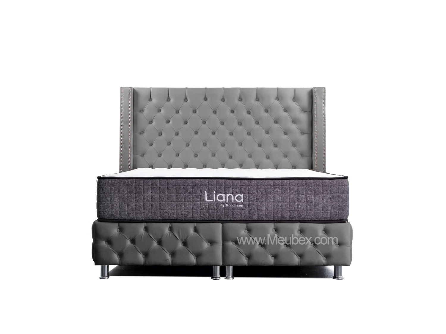 Pack Clouté Gris x Liana x  Lexus Côtelé gris